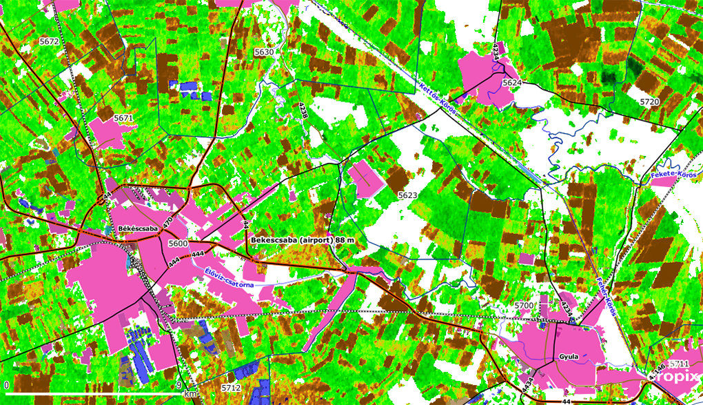 ESVI for drought index insurance scheme