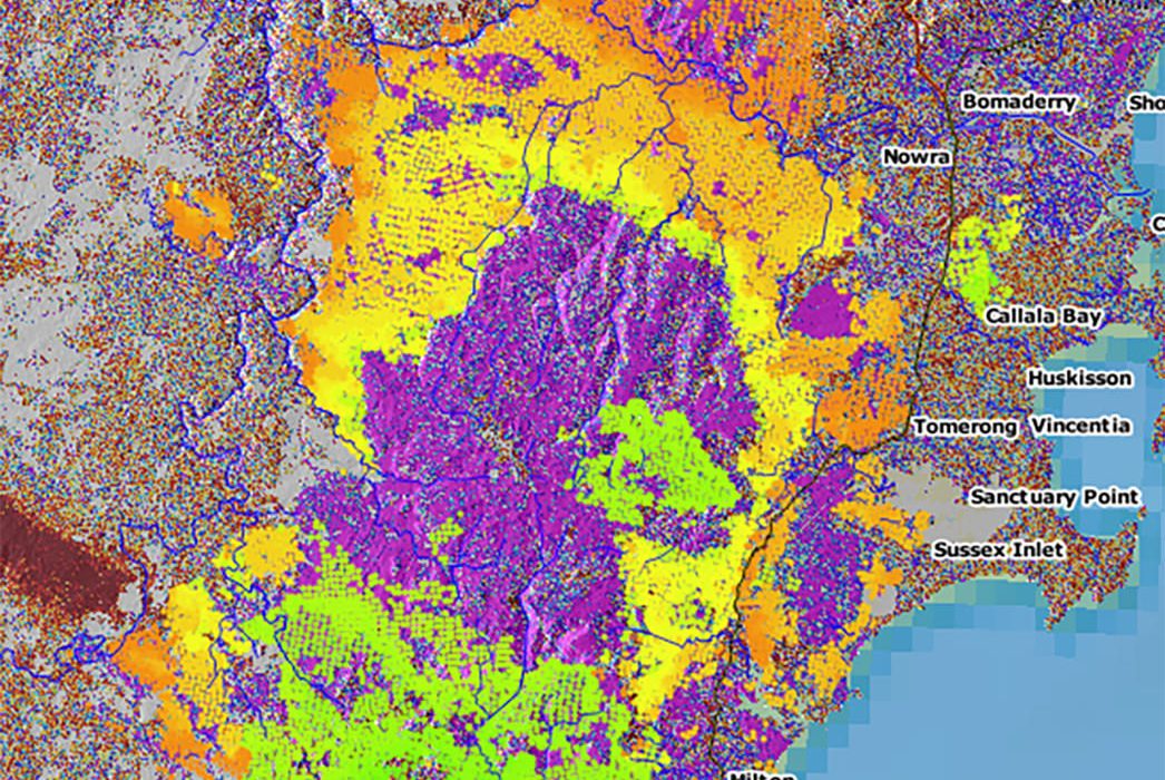 Fire in Australia ESVI Sentinel-1